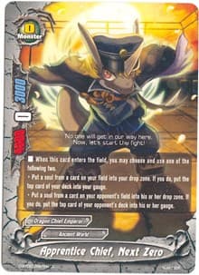 Apprentice Chief, Next Zero