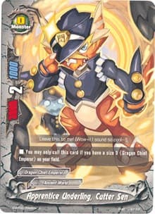 Apprentice Underling, Cutter Sen