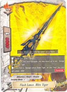 Flash Lance, Blitz Tiger
