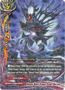 Gloomy Black Dragon Snake, Bal-zam