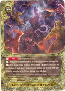 Great Spell, Collapse of Valhalla