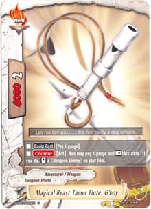 Magical Beast Tamer Flute, G'boy