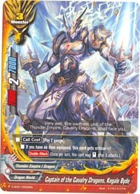 Captain of the Cavalry Dragons, Kegale Byde