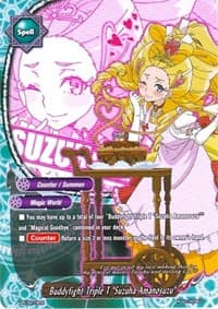 Buddyfight Triple T "Suzuha Amanosuzu"