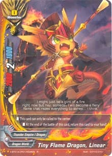 Tiny Flame Dragon, Linear