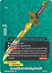 Immortal Sword of the King, Durandal (BR)