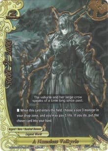 A Nameless Valkyrie (Secret RRR Foil)