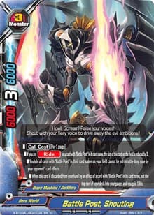 Battle Poet, Shouting