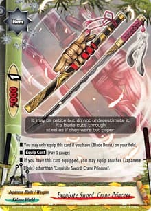 Exquisite Sword, Crane Princess