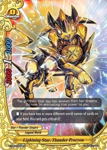 Lightning Star, Thunder Procyon