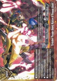 Turbulent Thunder Sword, Rupture X Tempest Slash! (R Foil)
