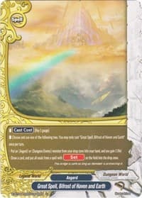 Great Spell, Bifrost of Haven and Earth?