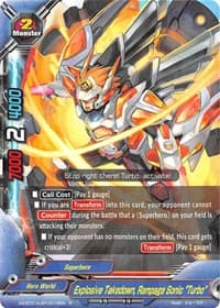Explosive Takedown, Rampage Sonic "Turbo"