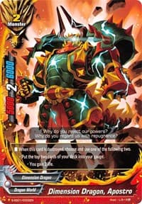 Dimension Dragon, Apostro
