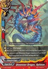 Dimension Dragon, Aplistos