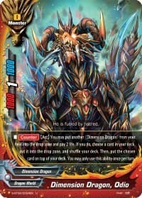 Dimension Dragon, Odio