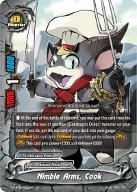 Nimble Arms, Cook