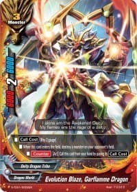 Evolution Blaze, Garflamme Dragon