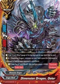 Dimension Dragon, Dolor
