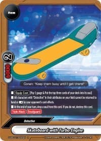 Skateboard with Turbo Engine