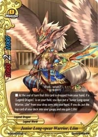Junior Long-spear Warrior, Liim