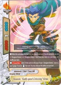 Assassin, "Godly-speed Criticizing" Kirwa