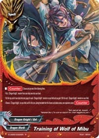 Training of Wolf of Mibu