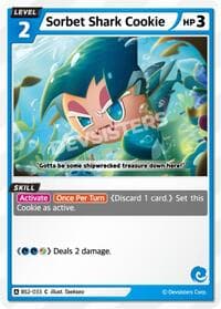 Sorbet Shark Cookie