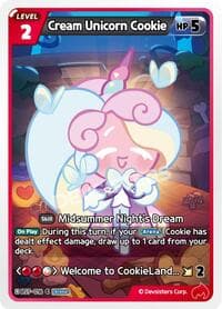 Cream Unicorn Cookie