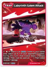 Labyrinth Golem Attack