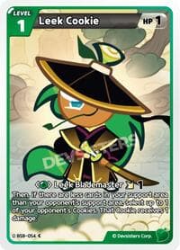 Leek Cookie