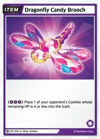 Dragonfly Candy Brooch