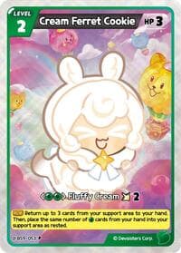 Cream Ferret Cookie (053)