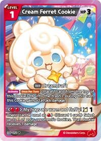Cream Ferret Cookie (050)