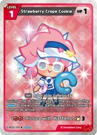 Strawberry Crepe Cookie