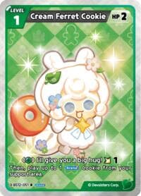 Cream Ferret Cookie