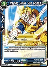 Raging Spirit Son Gohan (Shenron's Chosen Stamped)