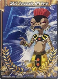 DBSCG Championship 2019 Warrior (Merit Card) - Universe 5 "Arak"