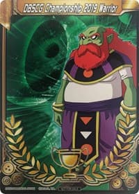 DBSCG Championship 2019 Warrior (Merit Card) - Universe 9 "Sidra"