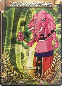 DBSCG Championship 2019 Warrior (Merit Card) - Universe 10 "Rumush"