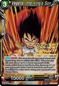Vegeta, the King's Son (Dragon Brawl Draft Tournament Gold Stamped)