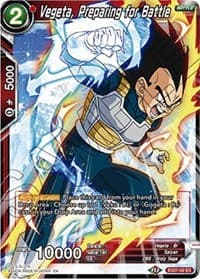 Vegeta, Preparing for Battle