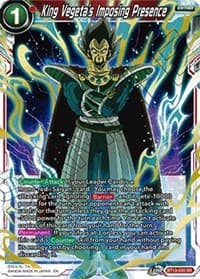 King Vegeta's Imposing Presence