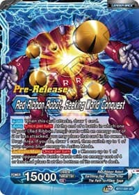 Commander Red // Red Ribbon Robot, Seeking World Conquest