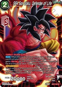SS4 Son Goku, Defender of Life (Silver Foil)