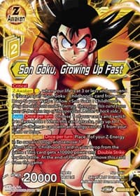 Son Goku, Growing Up Fast (Silver Foil)