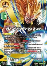 SS3 Gotenks, Warrior's Growth (ZENKAI Celebration Winner-Stamped)