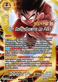 Son Goku, Growing Up Fast (ZENKAI Celebration Winner-Stamped)