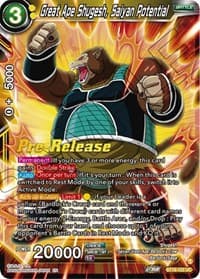Great Ape Shugesh, Saiyan Potential