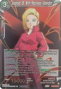 Android 18, With Reckless Abandon (Zenkai Series Pack Vol.1)